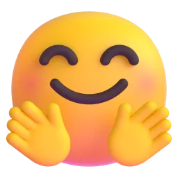 אימוג'י פרצוף מחבק ב-Microsoft