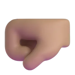 Emoji Pugno a sinistra: carnagione abbastanza chiara su Microsoft