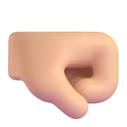 Right-Facing Fist: Medium Skin Tone emoji on Microsoft
