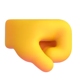Right-Facing Fist emoji on Microsoft