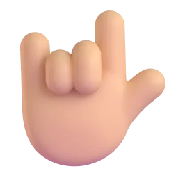 Emoji Gesto ti amo: carnagione olivastra su Microsoft