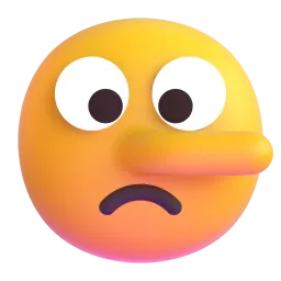 Emoji Mặt nói dối trên Microsoft