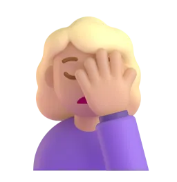 Emoji Donna esasperata: carnagione olivastra su Microsoft