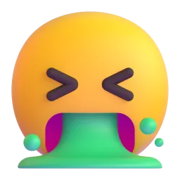 Эмодзи Рвота на Microsoft