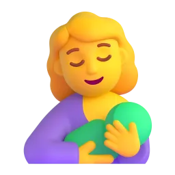 Breast-Feeding emoji on Microsoft