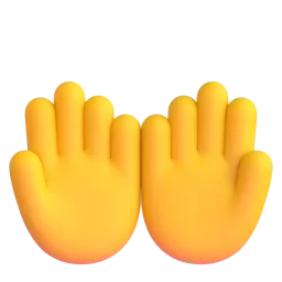 อีโมจิ แบสองมือ บน Microsoft