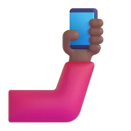 Selfie: Medium-Dark Skin Tone emoji on Microsoft