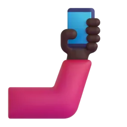 Selfie: Dark Skin Tone emoji on Microsoft