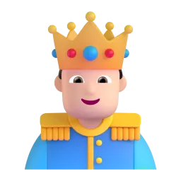 Emoji Principe: carnagione chiara su Microsoft