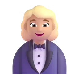 Emoji Donna in smoking: carnagione olivastra su Microsoft