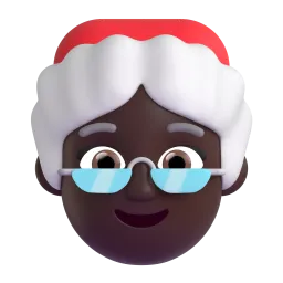 Emoji Mamma Natale: carnagione scura su Microsoft