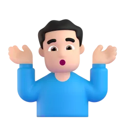 Man Shrugging: Light Skin Tone emoji on Microsoft
