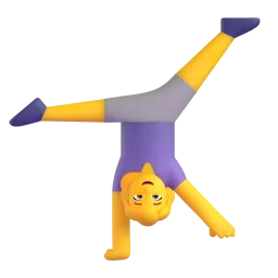 Emoji Donna che fa la ruota su Microsoft