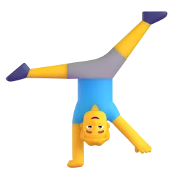 Man Cartwheeling emoji on Microsoft