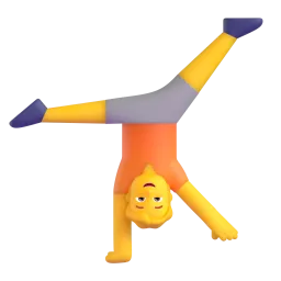 Person Cartwheeling emoji on Microsoft