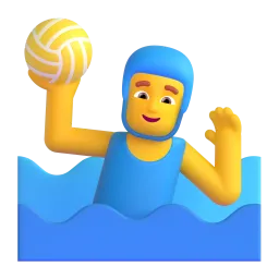 Wasserballspieler-Emoji auf Microsoft