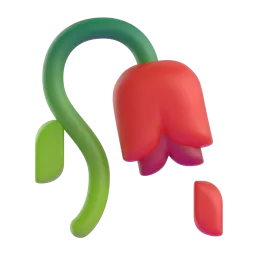 Wilted Flower emoji on Microsoft