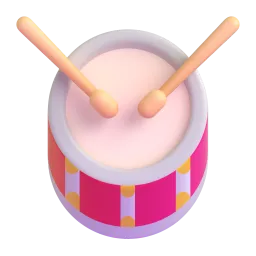 Drum emoji on Microsoft