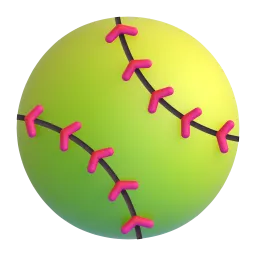 Softbal-emoji op Microsoft