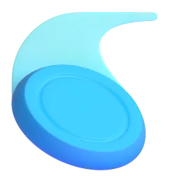 Microsoft üzerinde Frizbi emojisi