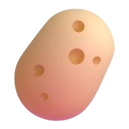 Potato emoji on Microsoft