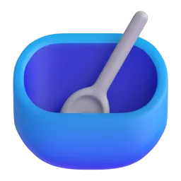 Bowl with Spoon emoji on Microsoft