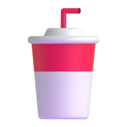 Cup with Straw emoji on Microsoft