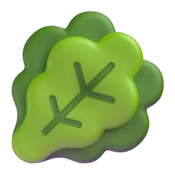 Blattgemüse-Emoji auf Microsoft
