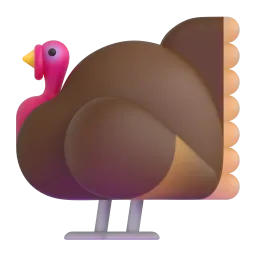 Emoji Pavo en Microsoft