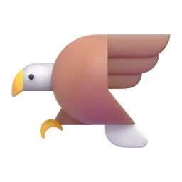Microsoft üzerinde Kartal emojisi