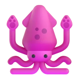 Squid emoji on Microsoft