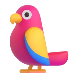 Microsoft üzerinde Papağan emojisi