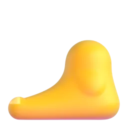 Emoji Pied sur Microsoft