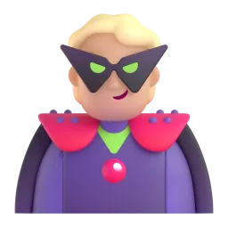 Emoji Ketua penjahat: ton kulit sederhana pada Microsoft