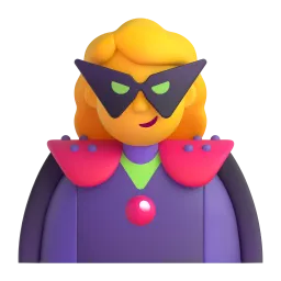 Emoji Ketua penjahat wanita pada Microsoft