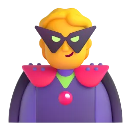Supervillain emoji on Microsoft