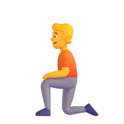 Emoji Orang bersimpuh pada Microsoft