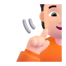 Deaf Person: Light Skin Tone emoji on Microsoft