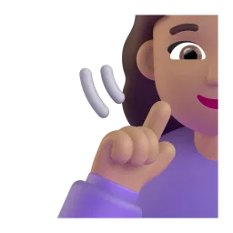 Microsoft での 耳の不自由な男性: やや薄い肌色 絵文字