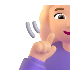 Microsoft での 耳の不自由な男性: 中間の肌色 絵文字