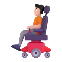 Emoji Persona su sedia a rotelle motorizzata: carnagione chiara su Microsoft