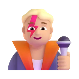 Emoji Cantante: carnagione olivastra su Microsoft
