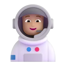 Emoji Astronauta: carnagione olivastra su Microsoft