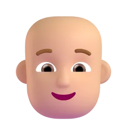 Emoji Persona: carnagione olivastra e calvo su Microsoft