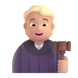 Judge: Medium Skin Tone emoji on Microsoft
