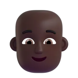 Emoji Persona: carnagione scura e calvo su Microsoft