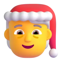 Emoji Santa sur Microsoft