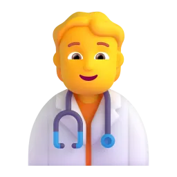 Health Worker emoji on Microsoft