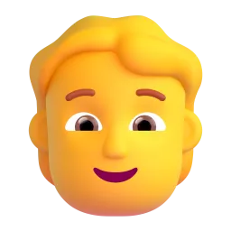 Person emoji on Microsoft