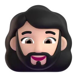 Emoji Wanita: ton kulit cerah dan janggut pada Microsoft